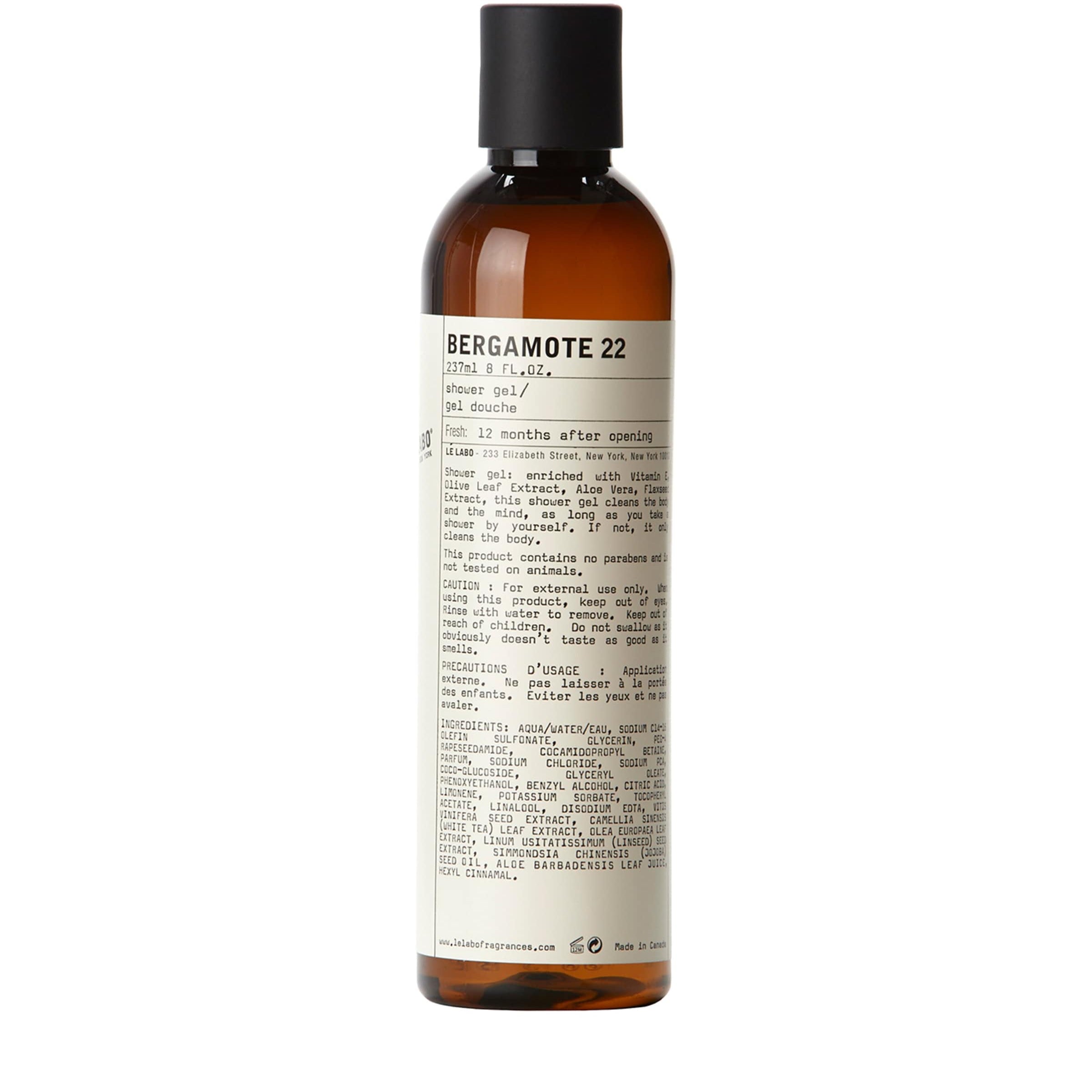 Le Labo Bergamote 22 Shower Gel (237ml)