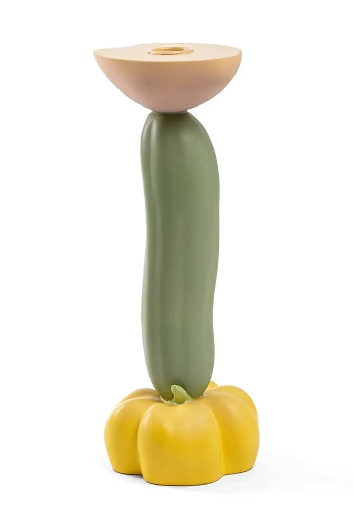 Декоративен свещник Seletti Vitamin Cucumber