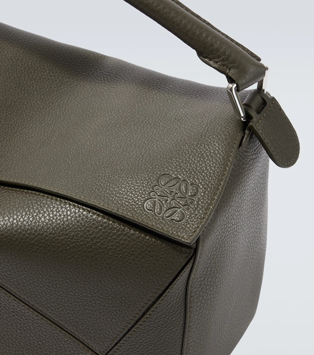 Loewe - Puzzle Large leather top-handle bag