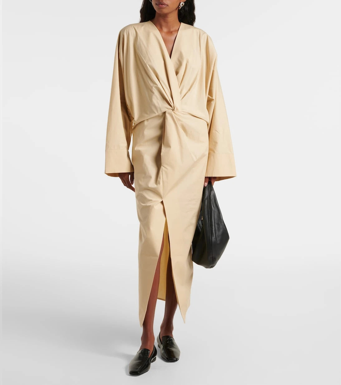 Tove - Ailin draped cotton midi dress