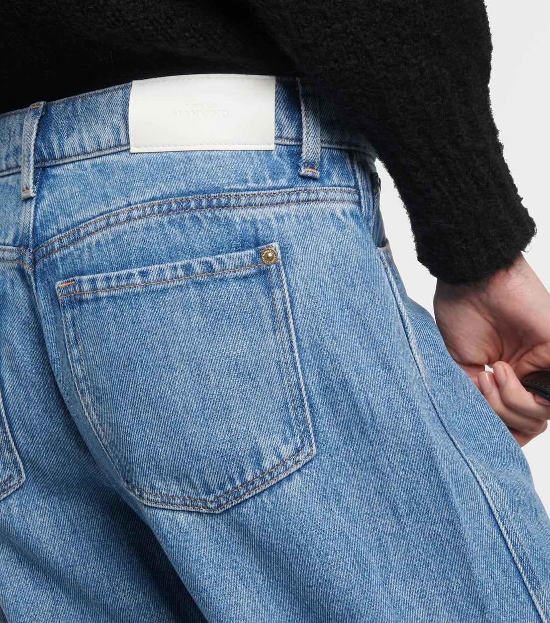 7 For All Mankind - Tess high-rise straight jeans
