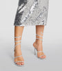 René Caovilla Silver Embellished Cleo Sandals 105