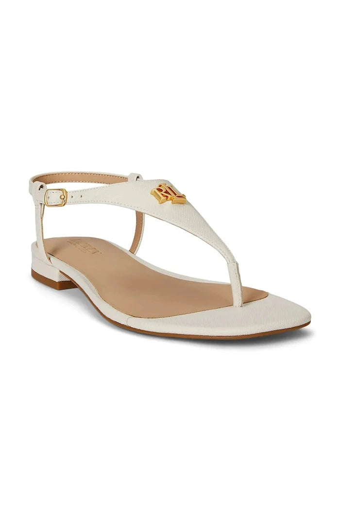 Lauren Ralph Lauren Kadın Deri Sandalet Everley 2