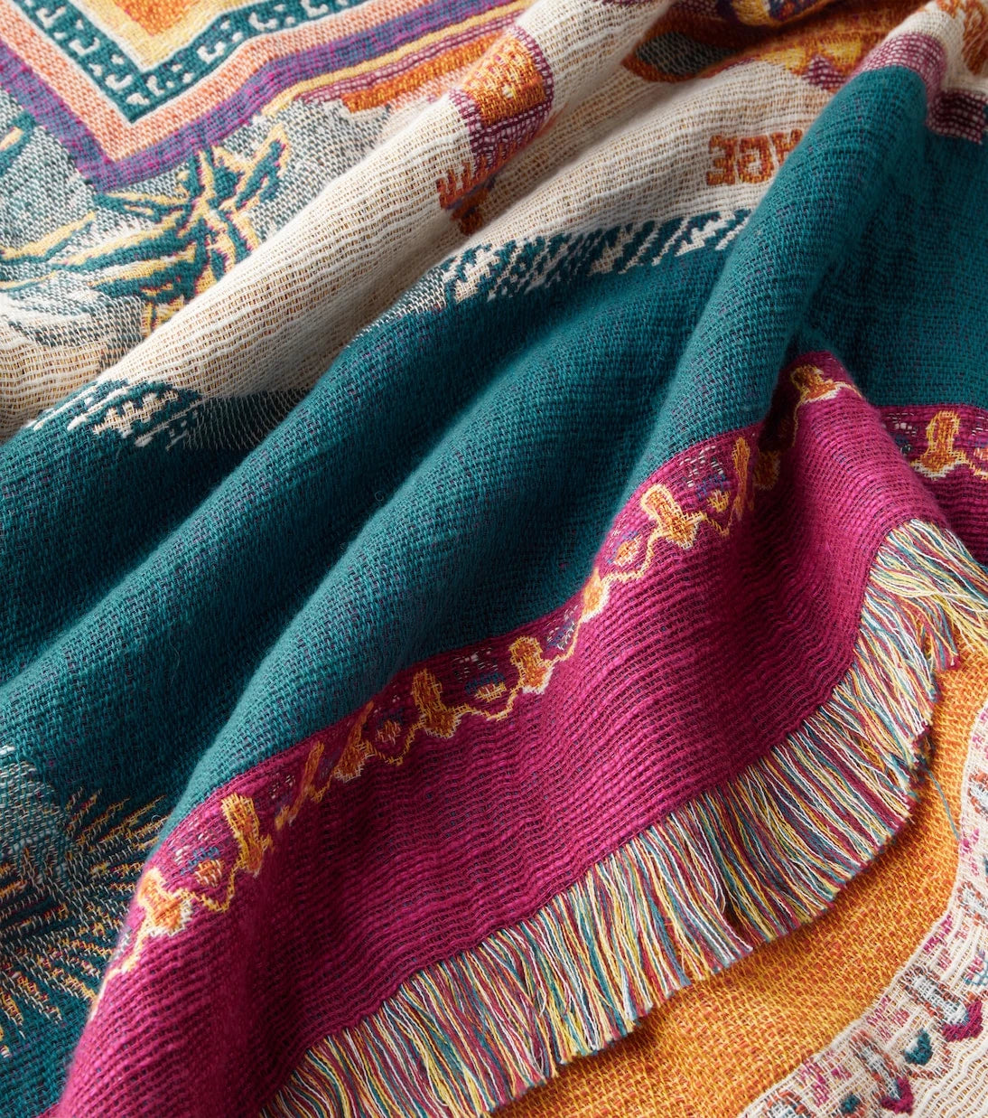 Etro - Shanti embroidered cotton throw