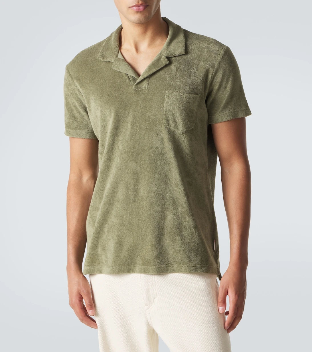 Orlebar Brown - Terry cotton toweling polo shirt