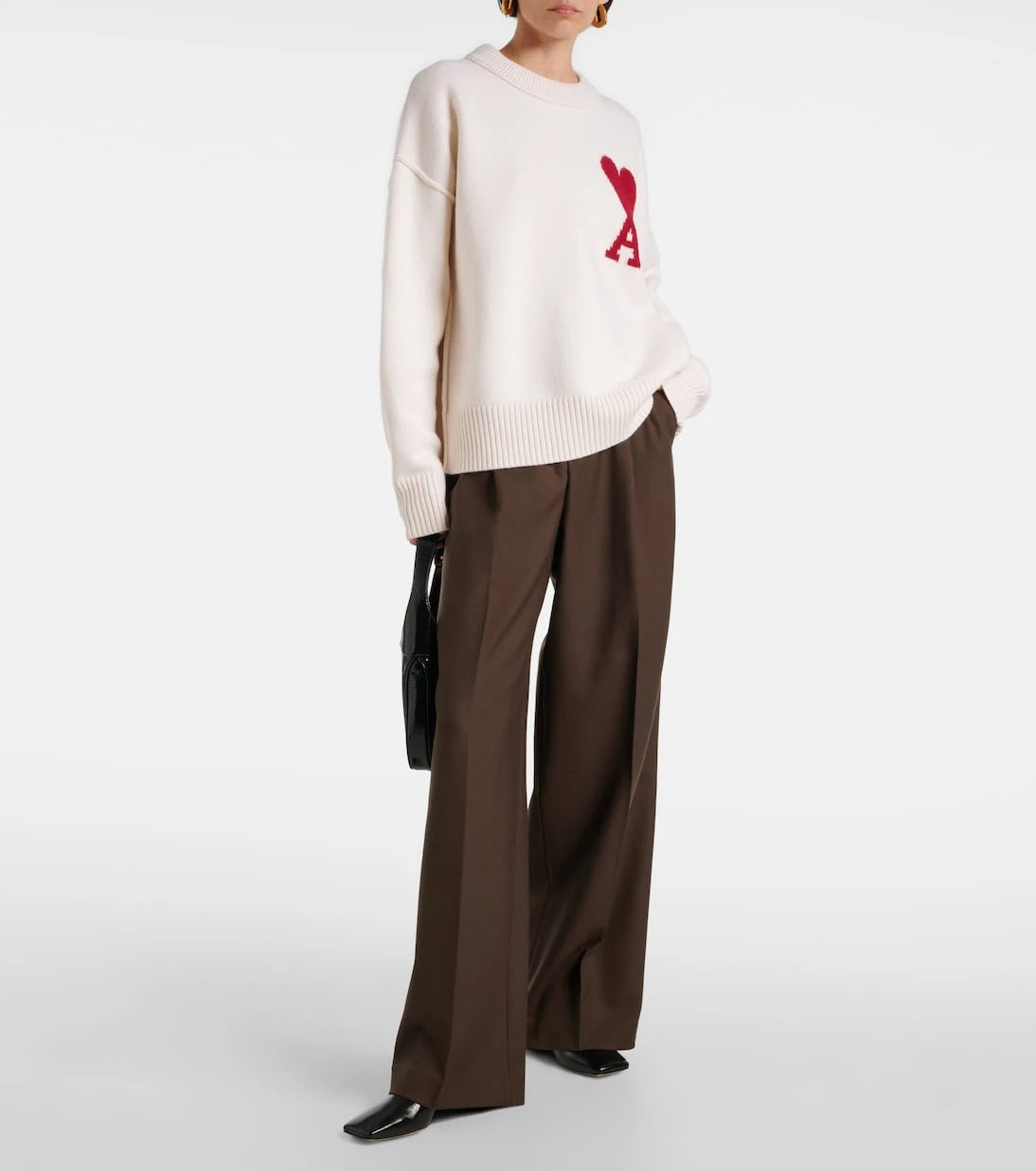 Ami Paris - Virgin wool straight-leg pants