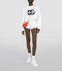 Dolce & Gabbana Multi Cropped Logo Sweatshirt