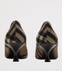 Burberry Beige Check Cameo Pumps 55