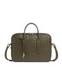 Leather Intrecciato Getaway Briefcase