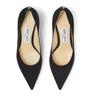 Jimmy Choo Black Love 65 Suede Pumps