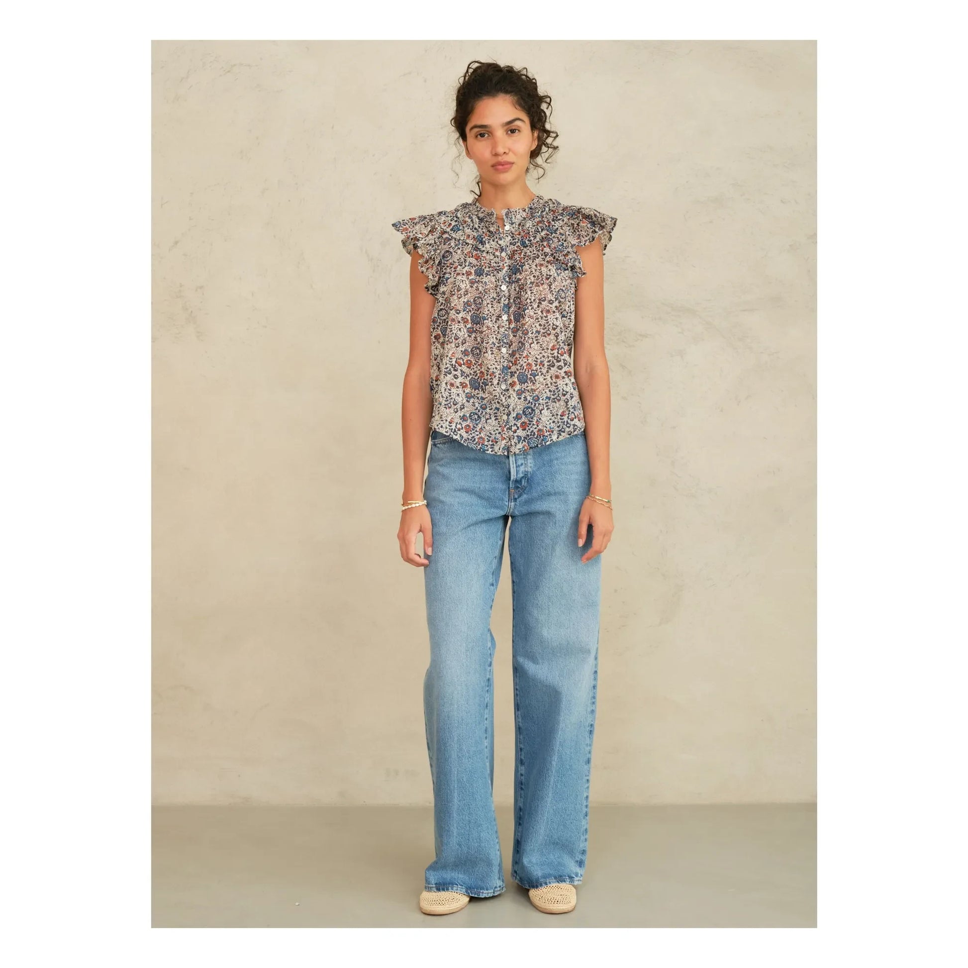 M.A.B.E. - Cass blouse | Indigo