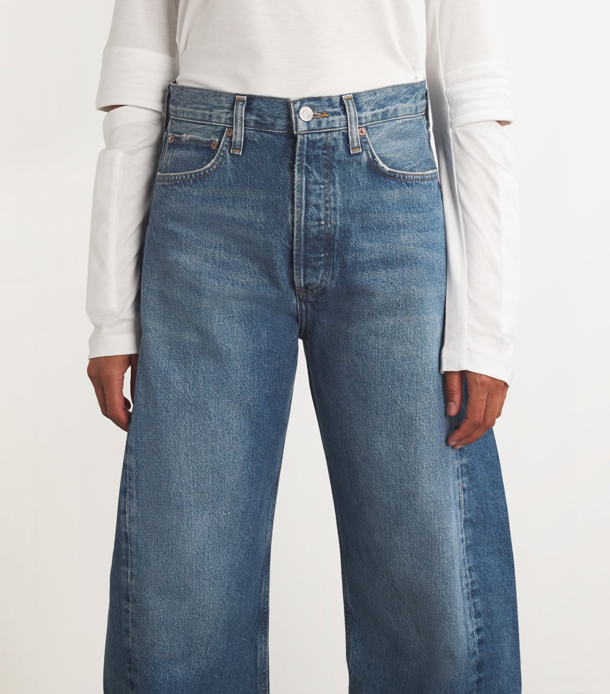 AGOLDE Blue Luna Barrel-Leg Jeans