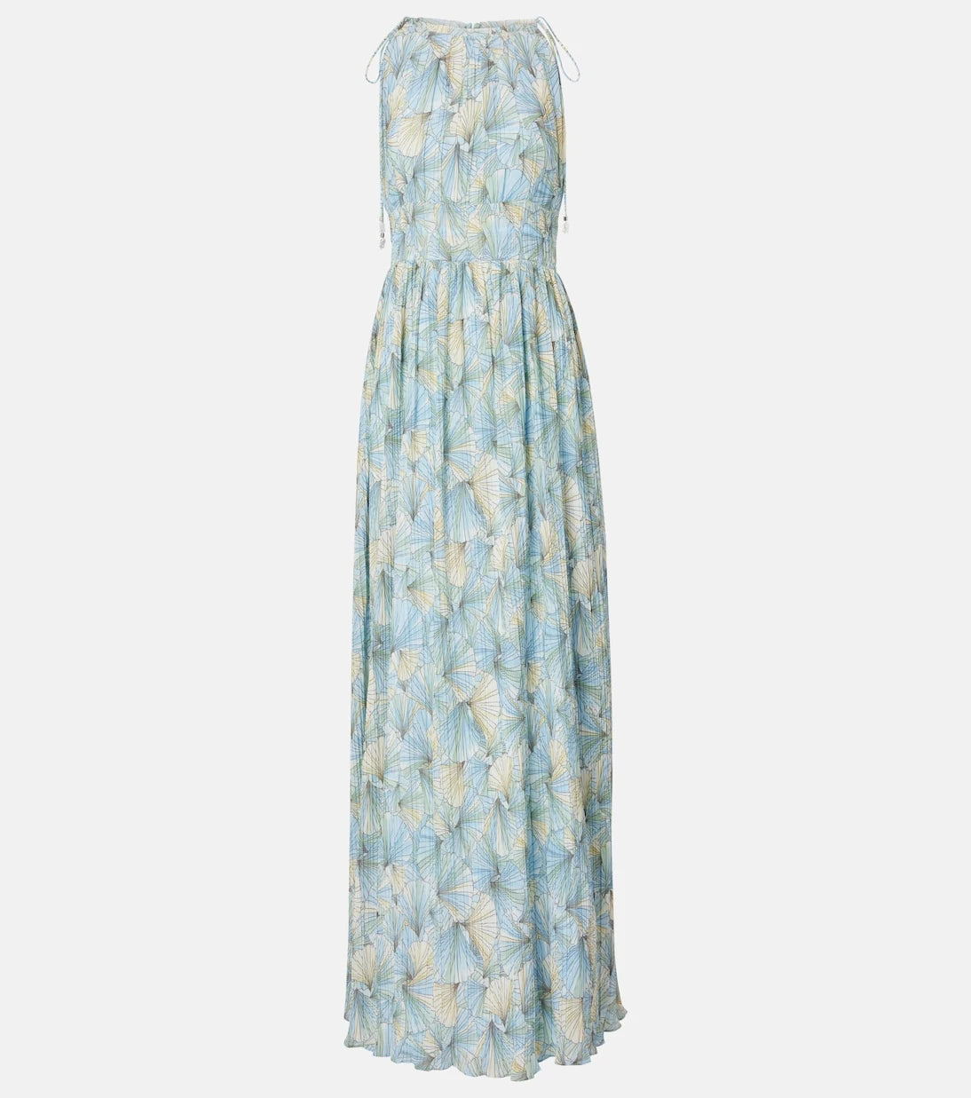 Veronica Beard - Yardley floral pleated chiffon gown