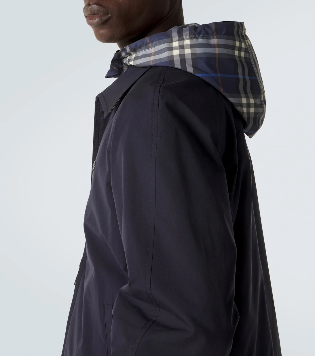 Burberry - Burberry Check cotton blouson jacket