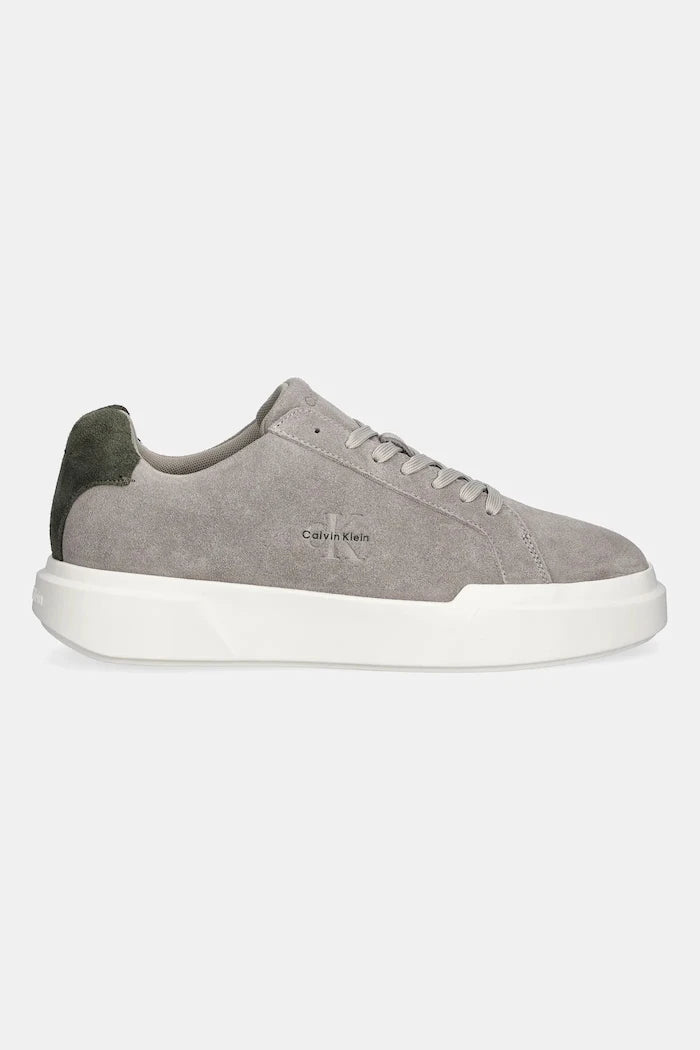 Кожени маратонки Calvin Klein CHUNKY CUPSOLE LACEUP SU