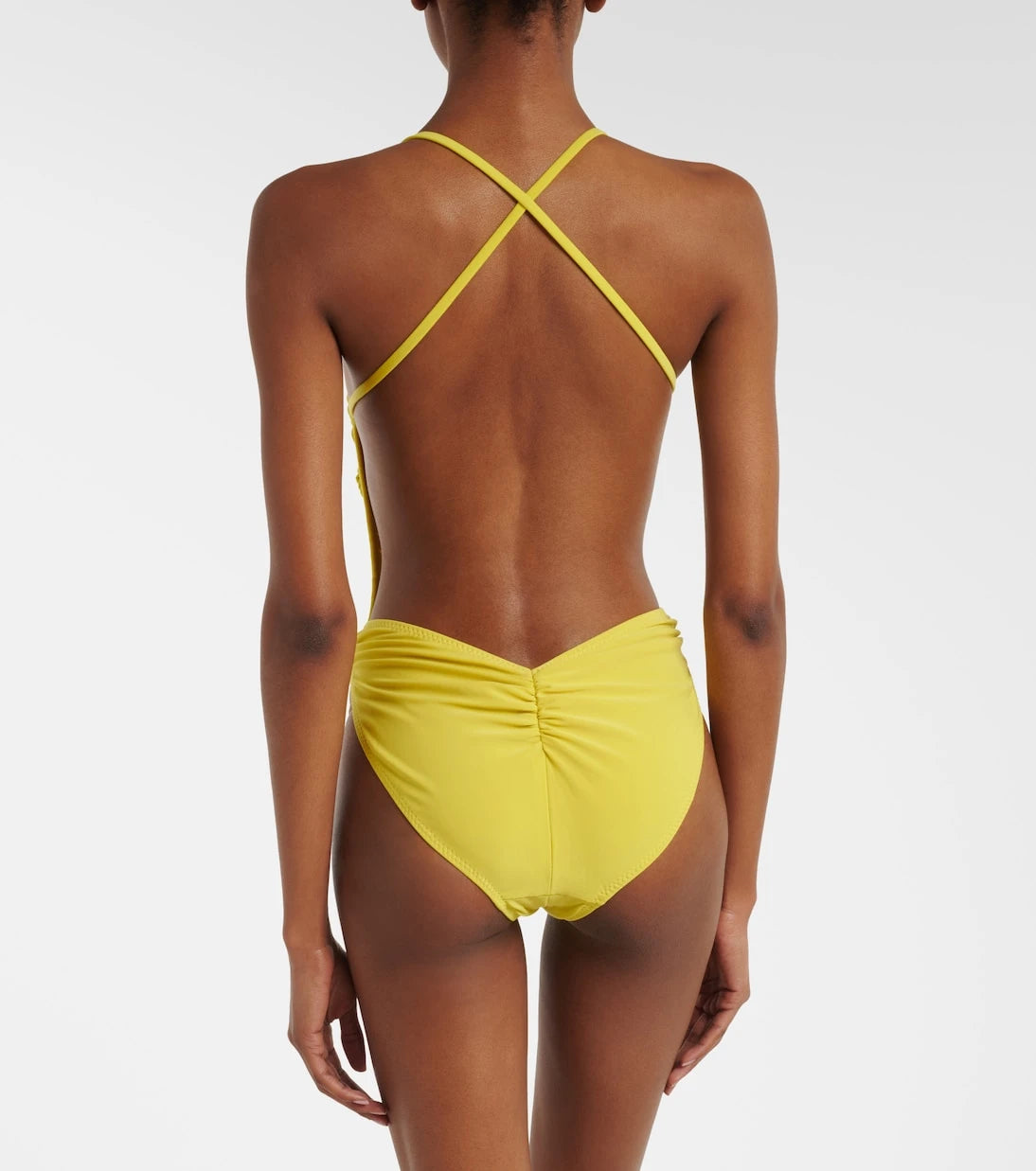Norma Kamali - Butterfly Mio ruched swimsuit