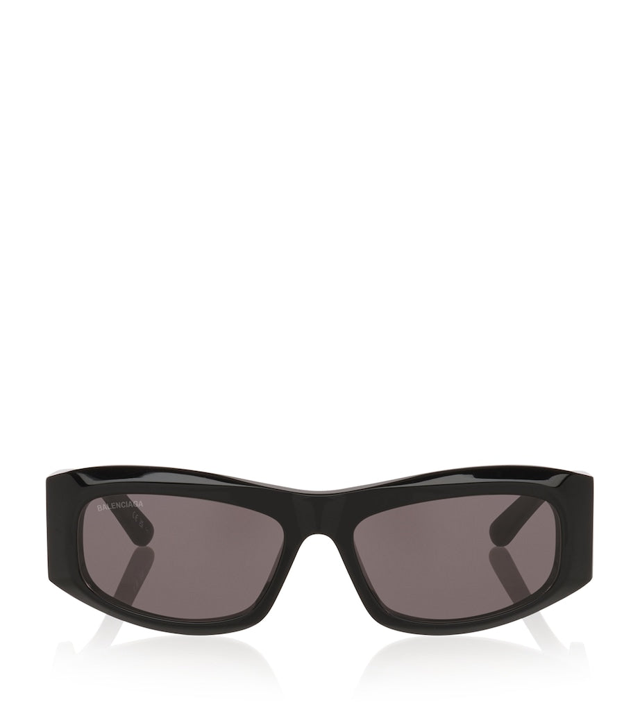 Black Acetate BB0395S Rectangular Sunglasses