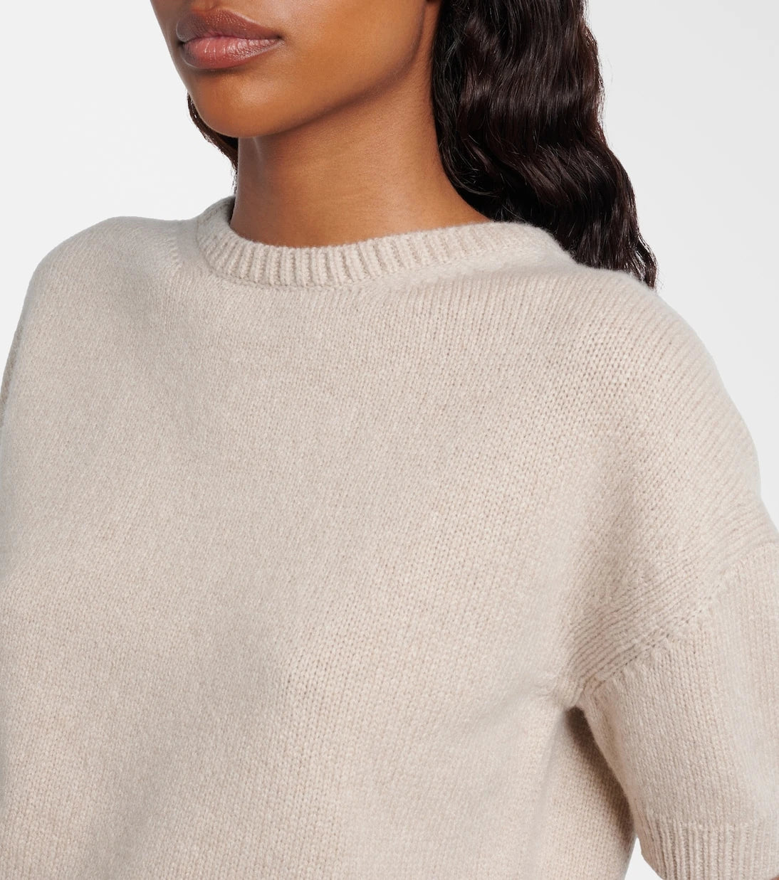 Khaite - Golden cashmere sweater