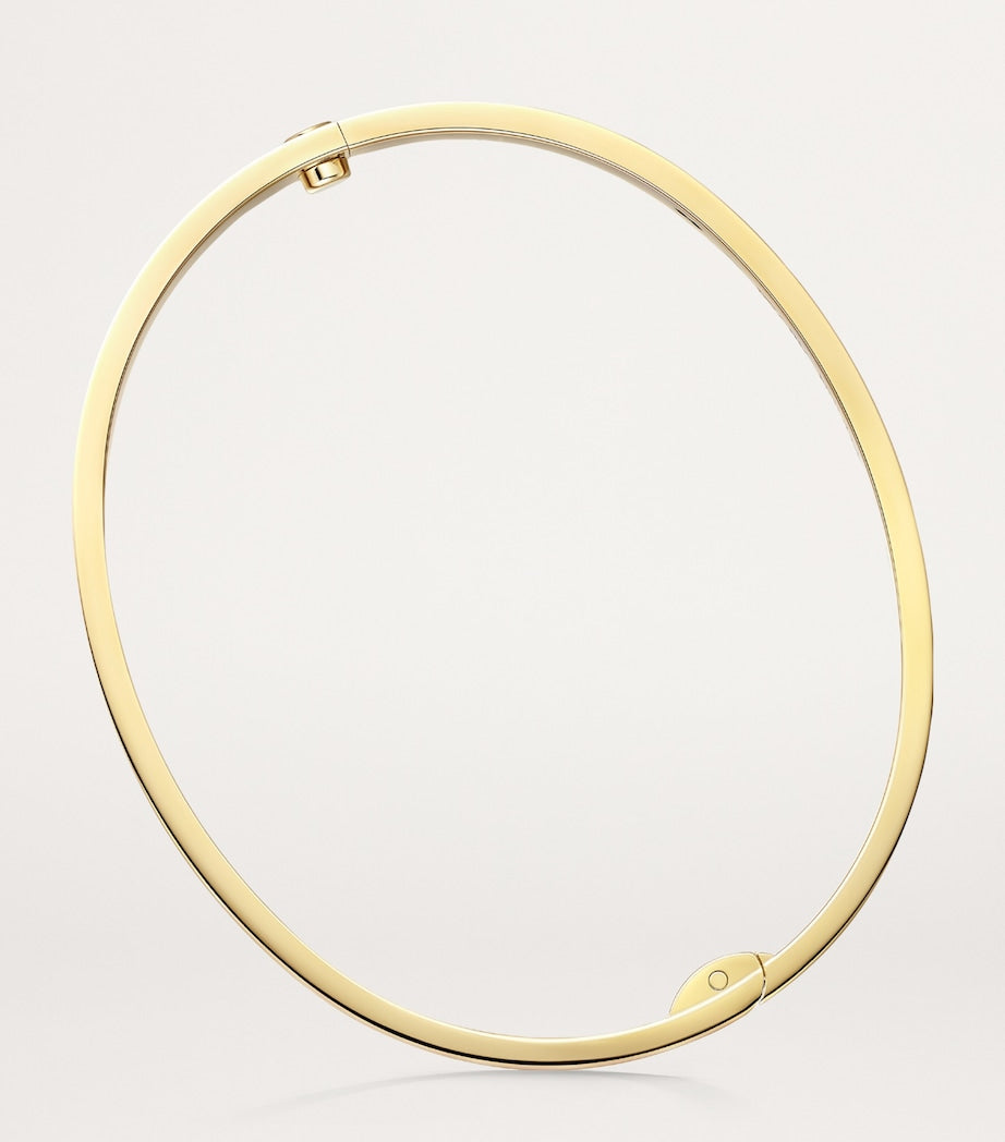 Yellow Gold and Diamond LOVE Bracelet