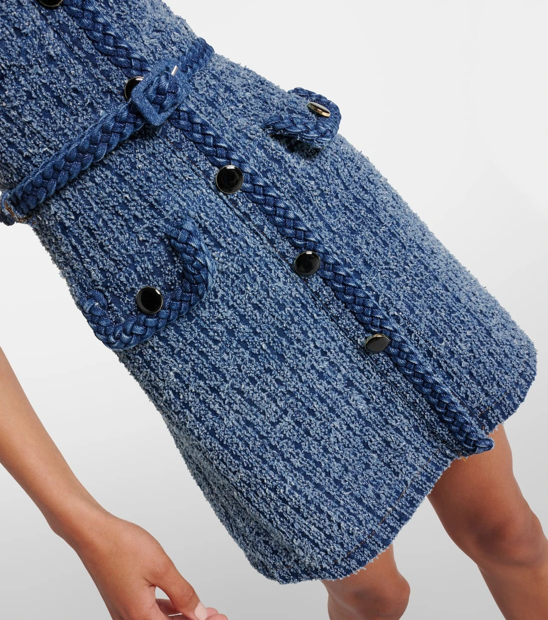 Self-Portrait - Denim minidress