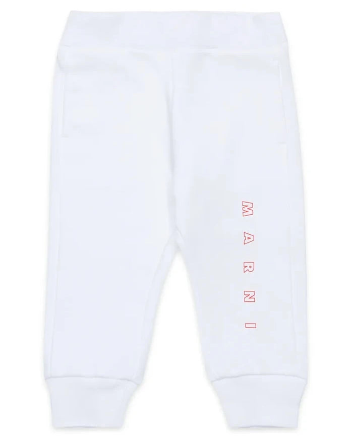 Бебешки памучен спортен панталон Marni MP192B TROUSERS