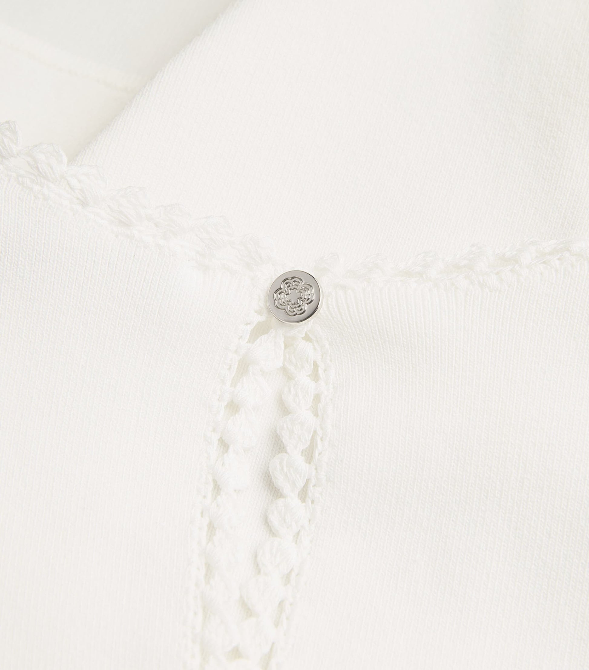 White Embellished Bodysuit