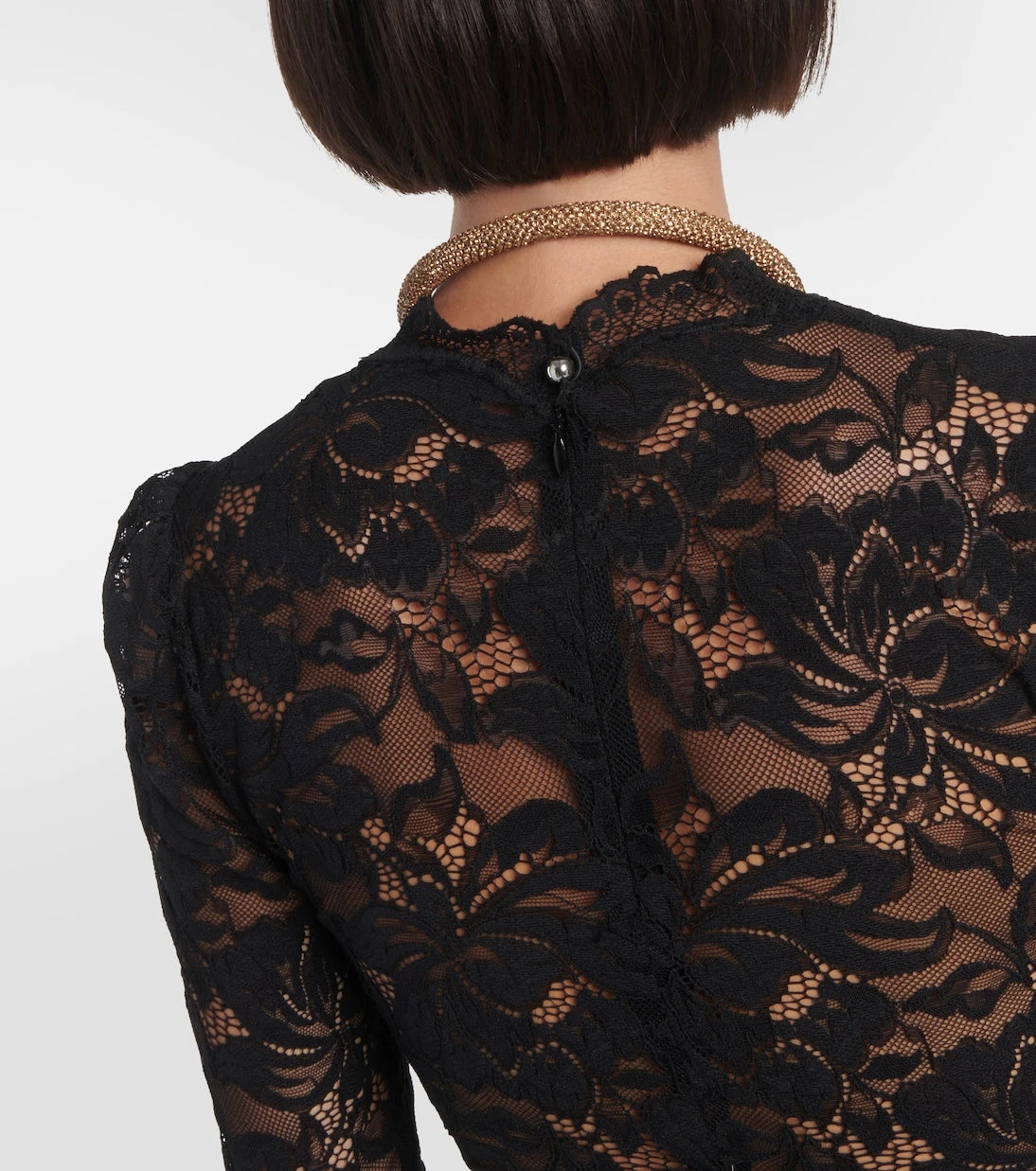 Rabanne - Floral lace top