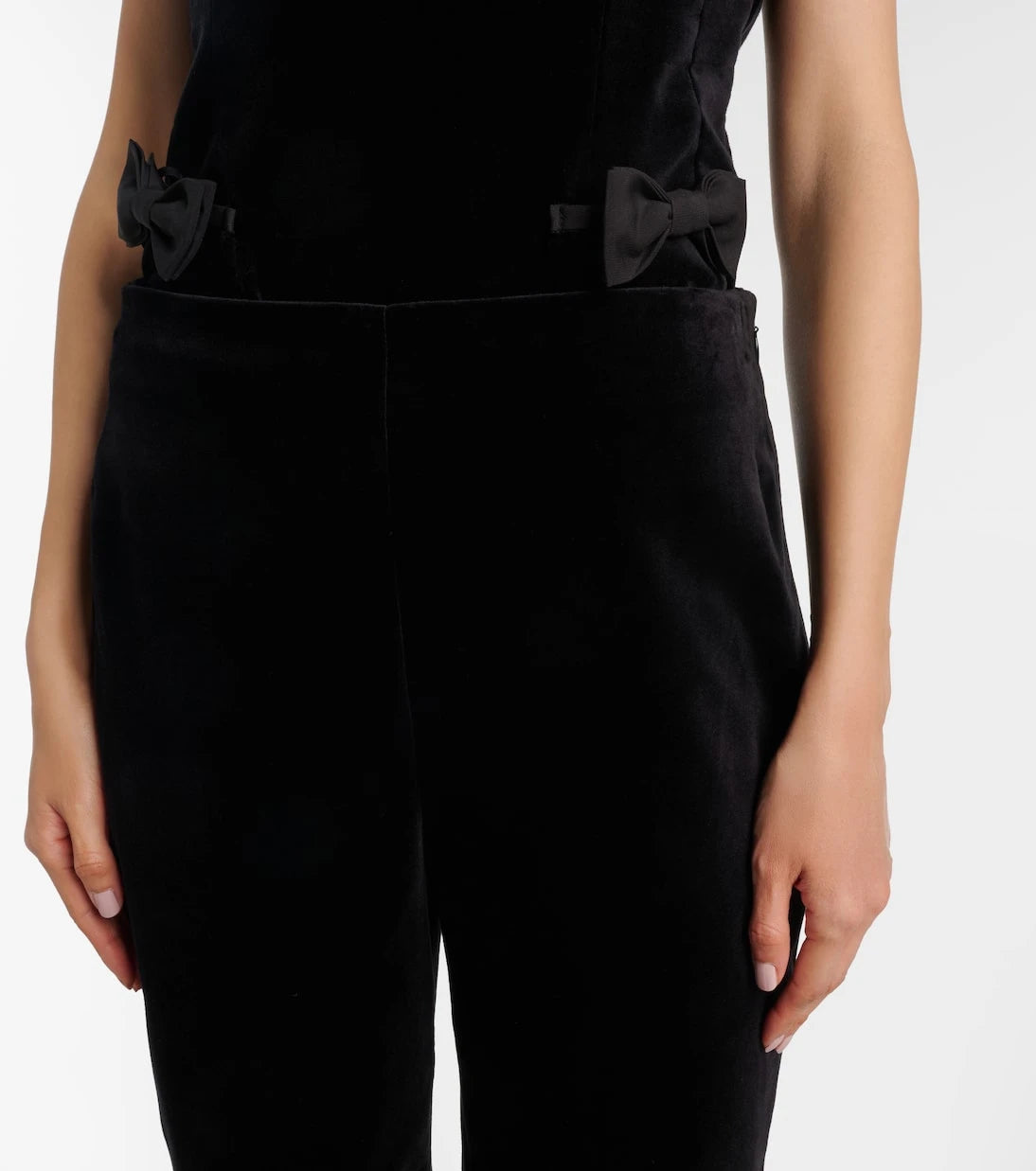 Posse - Quincy cotton velvet cropped pants