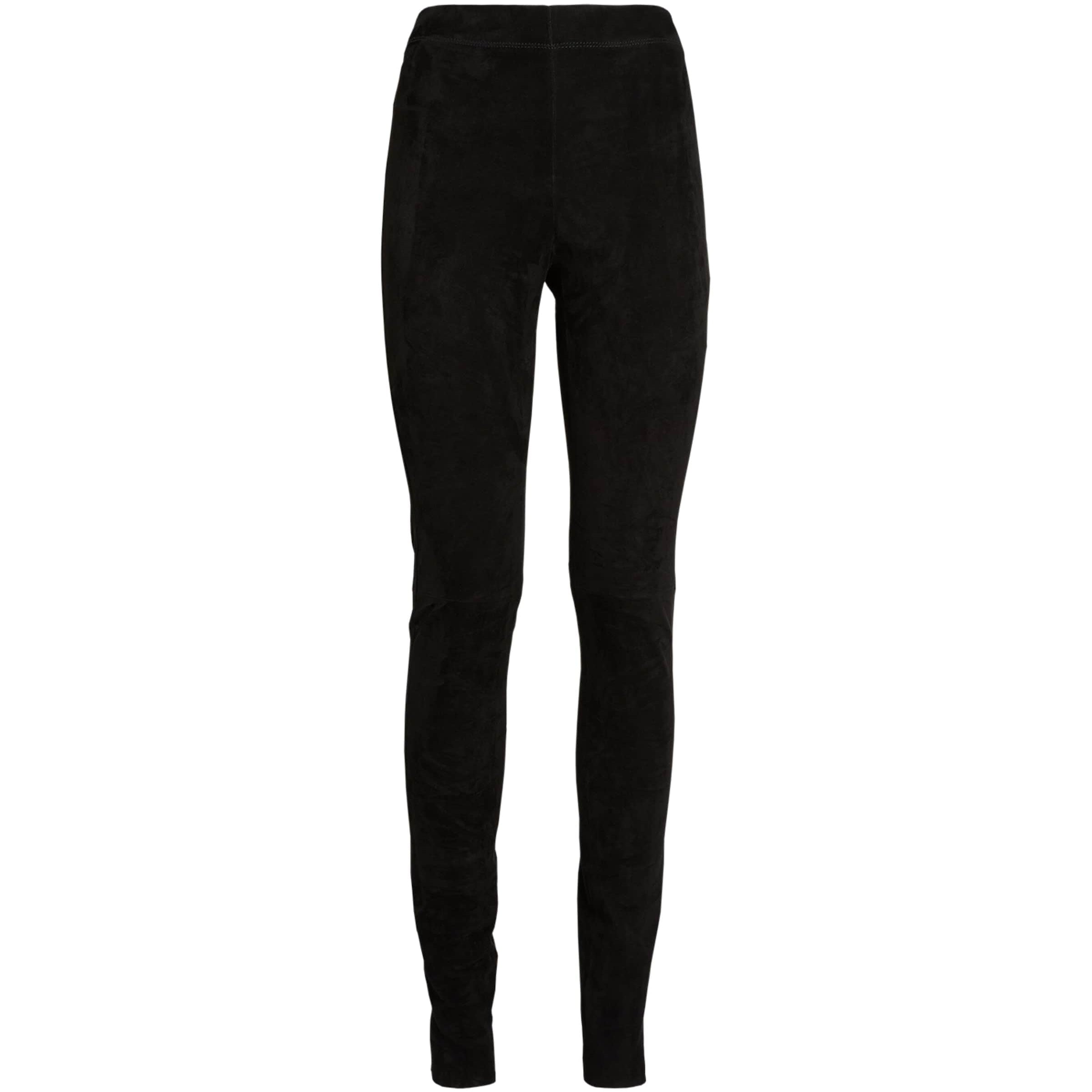 Joseph Black Suede Stretch Leggings