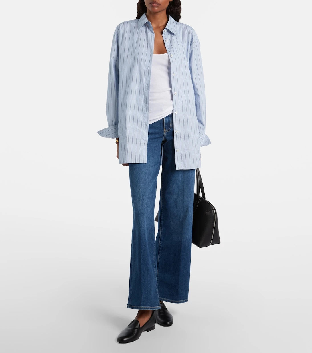 Frame - Low Rise Le Slim Palazzo wide-leg jeans