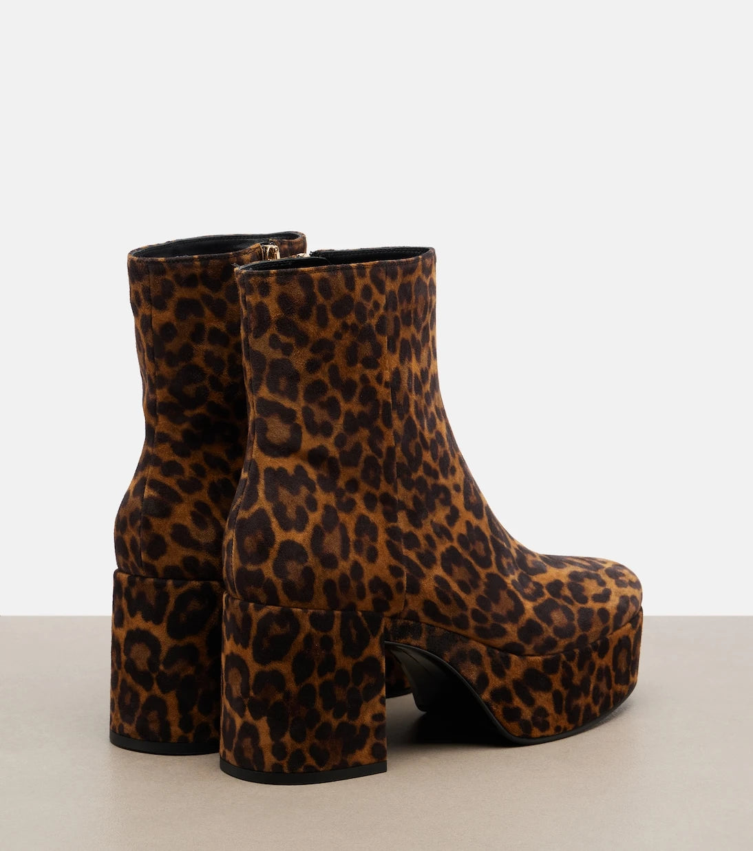 Gianvito Rossi - Sally leopard-print suede ankle boots