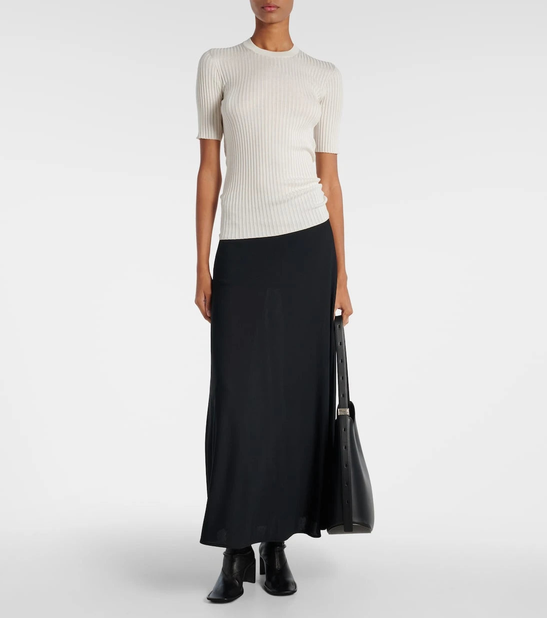 Jil Sander - Ribbed-knit silk sweater