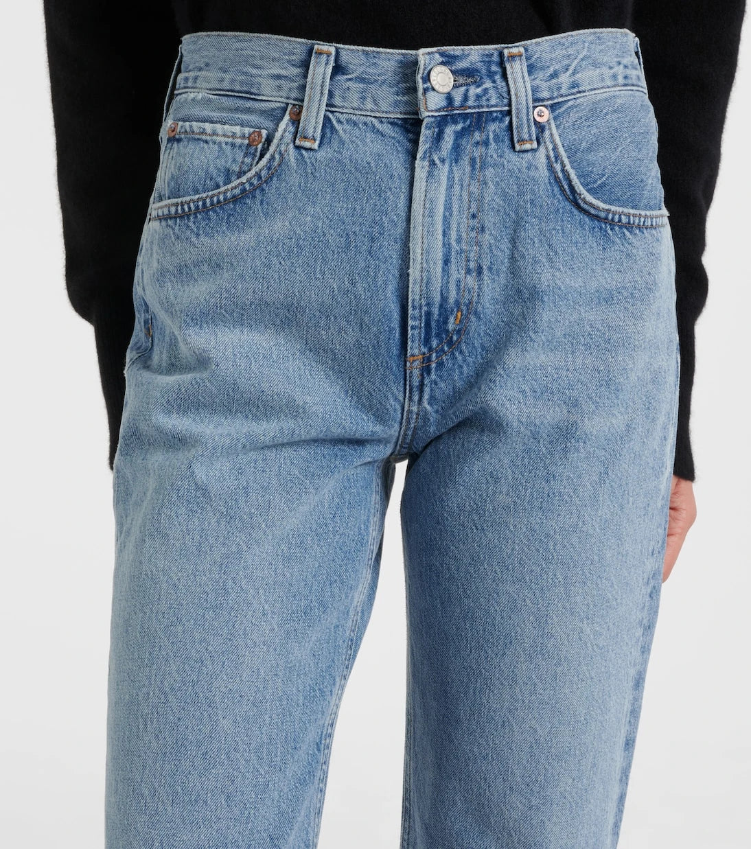 Agolde - Valen high-rise straight jeans