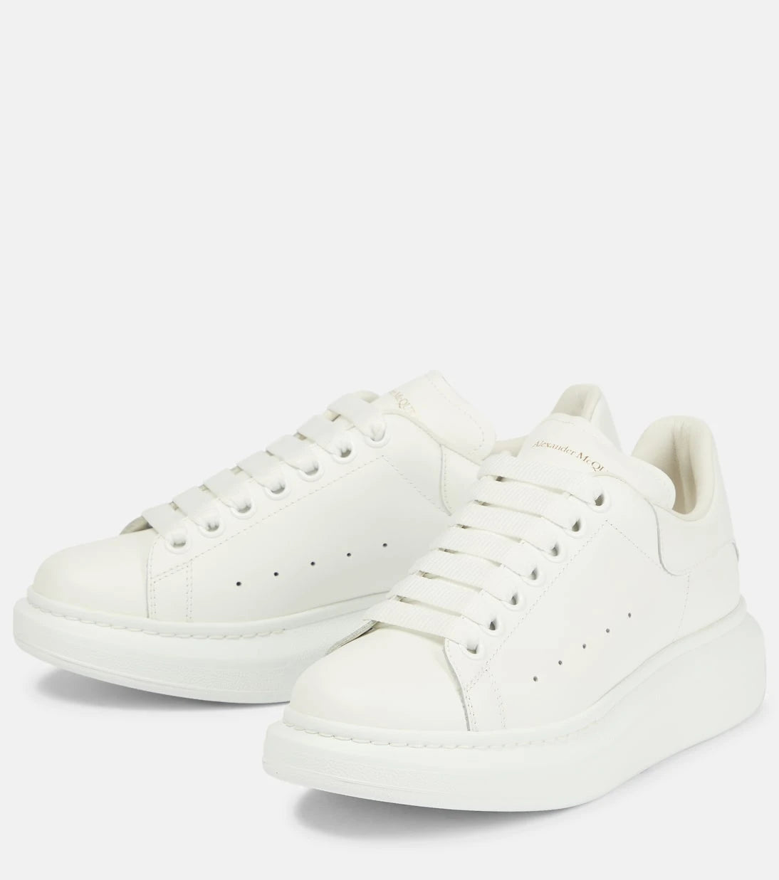 McQueen - Oversized leather sneakers