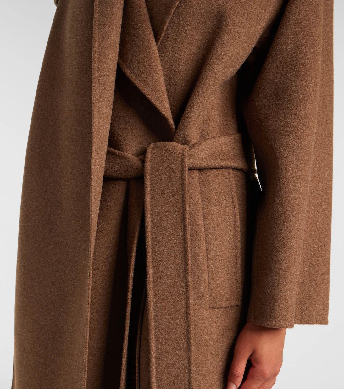 'S Max Mara - Curoe virgin wool wrap coat