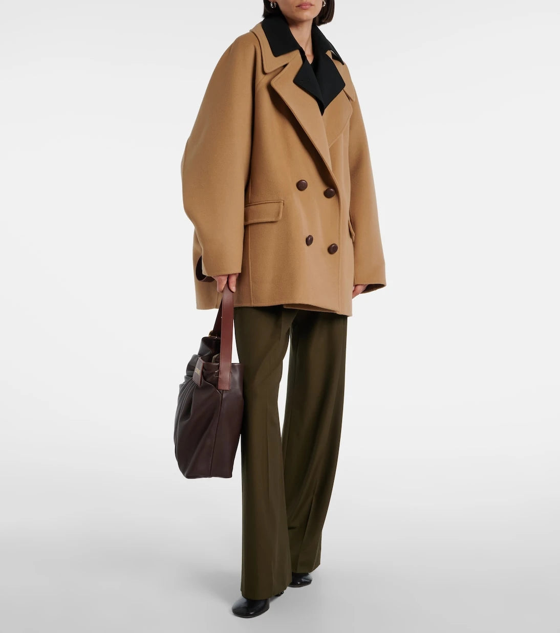 Loewe - Oversized wool peacoat