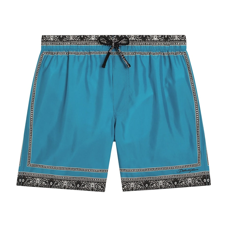 Dolce & Gabbana Kids Bandana Print Swim Shorts (8-12+ Years)