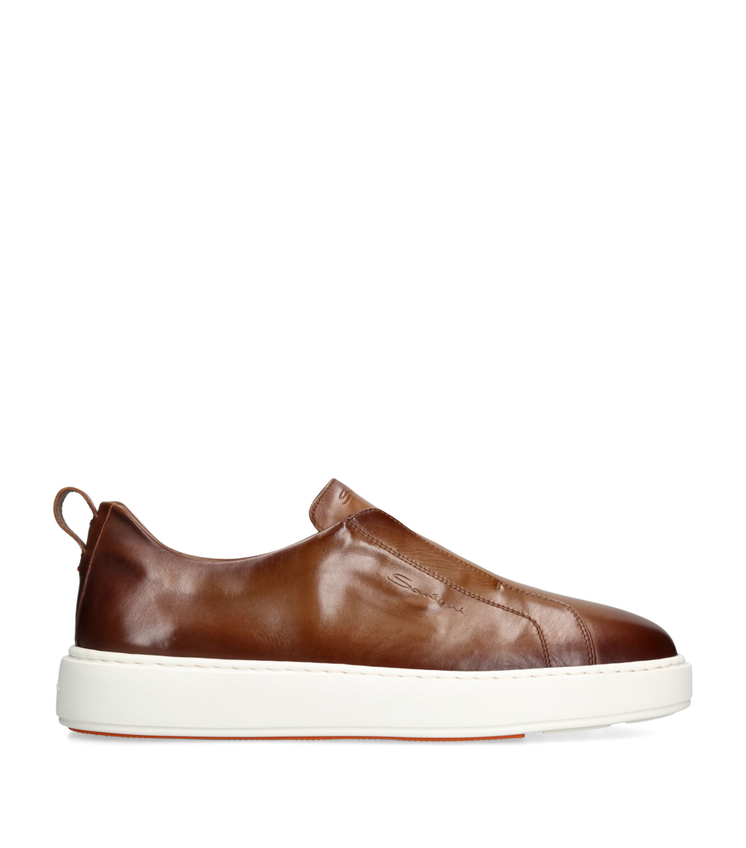 Santoni Leather Clean Icon Sneakers