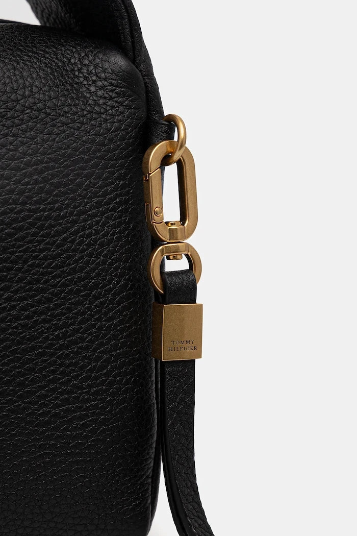 Кожена чанта Tommy Hilfiger