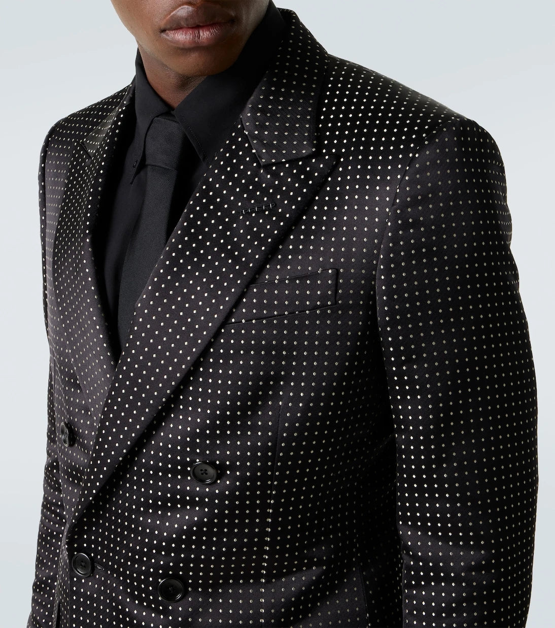 Tom Ford - Polka-dot silk satin suit jacket