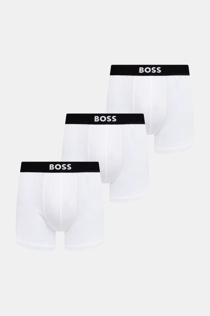 BOSS Erkek Pamuk Elastan Body Br 3P BOSS ONE 3’lü Boxer