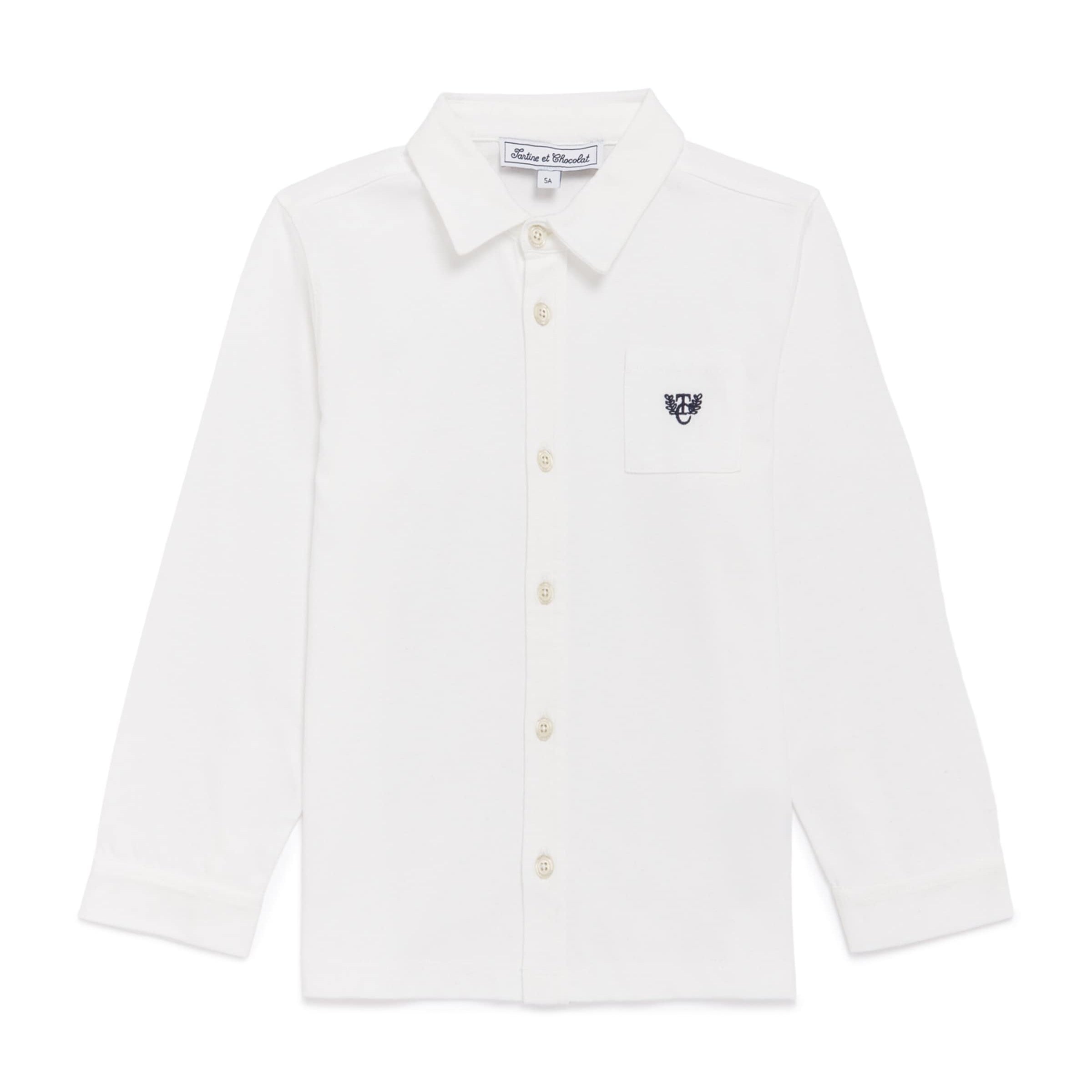 Cotton Logo-Embroidered Shirt (5-12 Years)