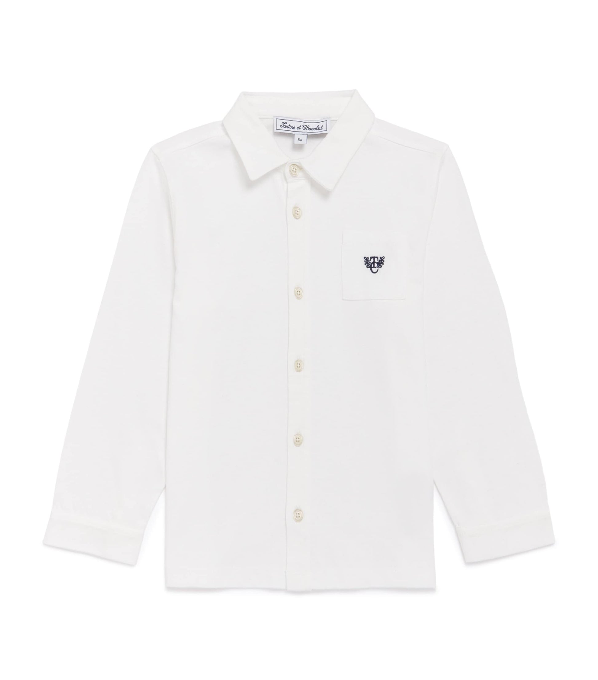 Cotton Logo-Embroidered Shirt (5-12 Years)