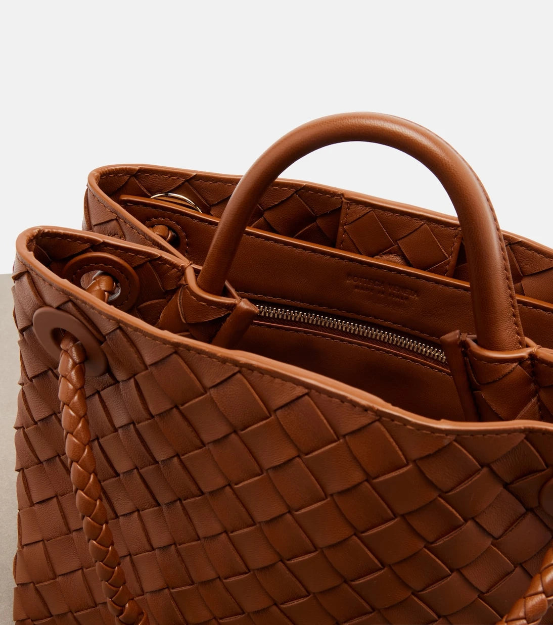 Bottega Veneta - Andiamo Small leather top-handle bag