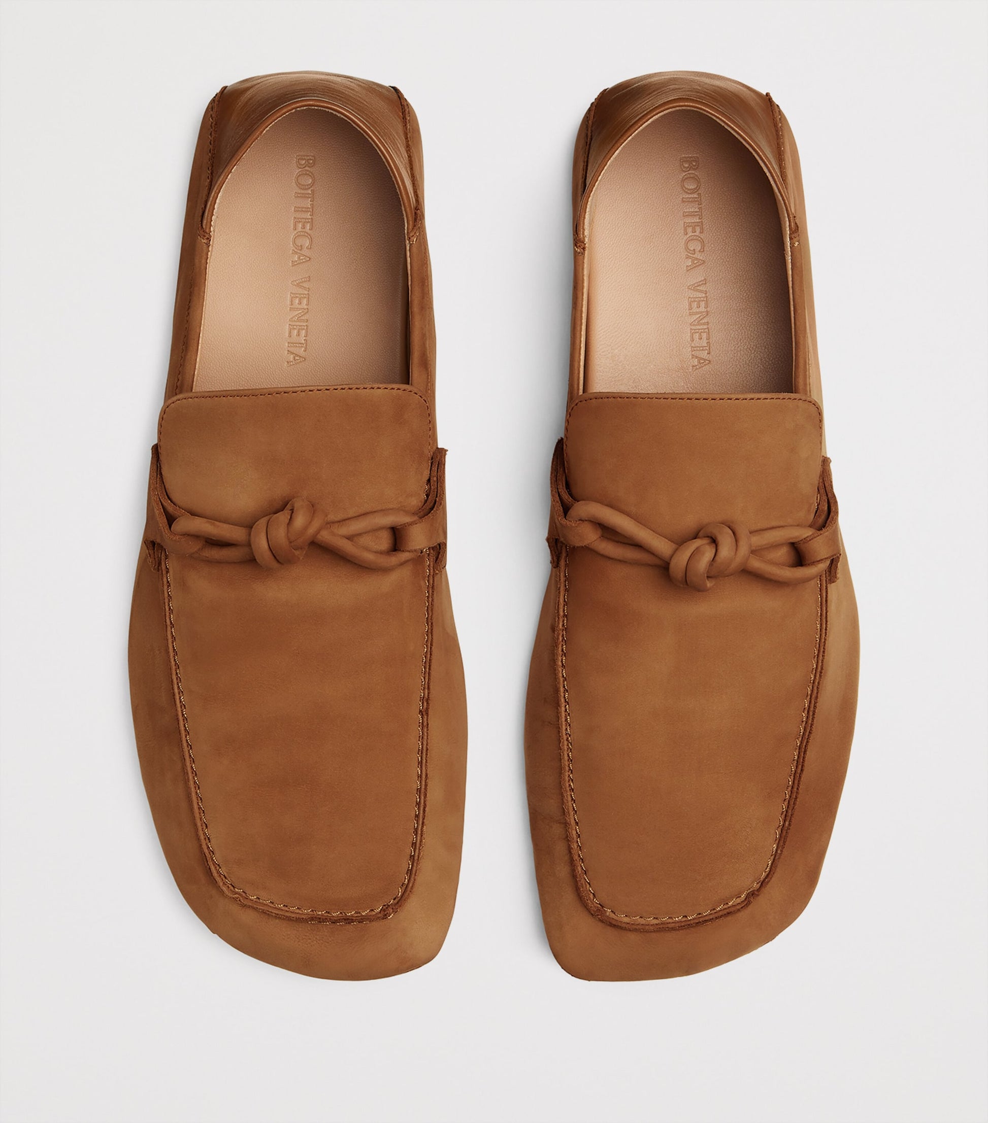 Bottega Veneta Nubuck-Leather Daddy Loafers