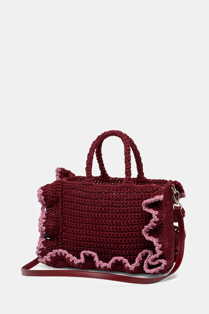Twinset Örgü Kumaştan Kadın Crossbody Çanta