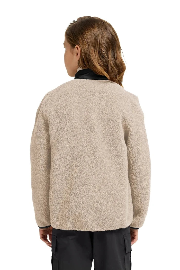 Jack Wolfskin çocuklar için polar fermuarlı LITE CURL FZ K sweatshirt