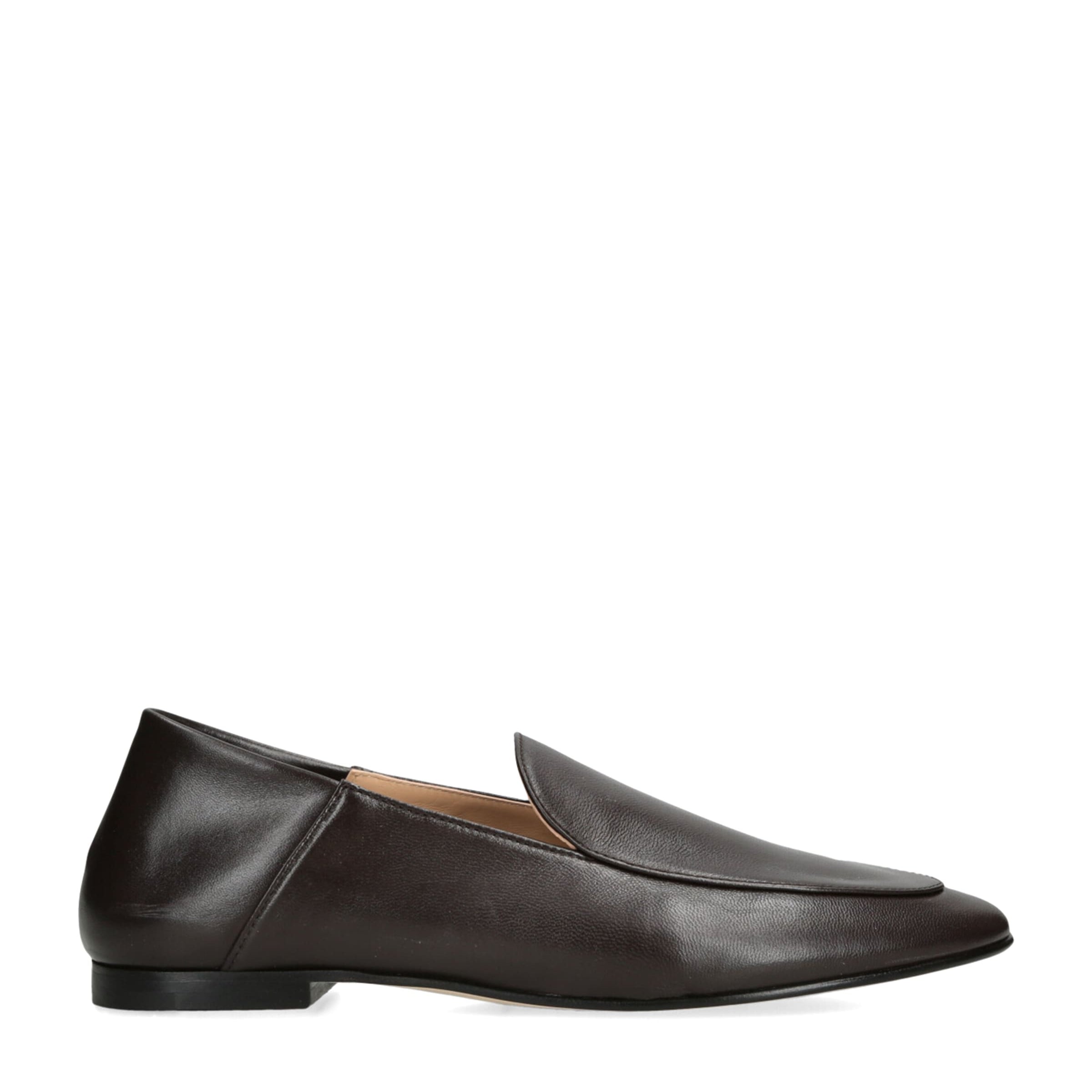 Dear Frances Brown Leather Gio Loafers