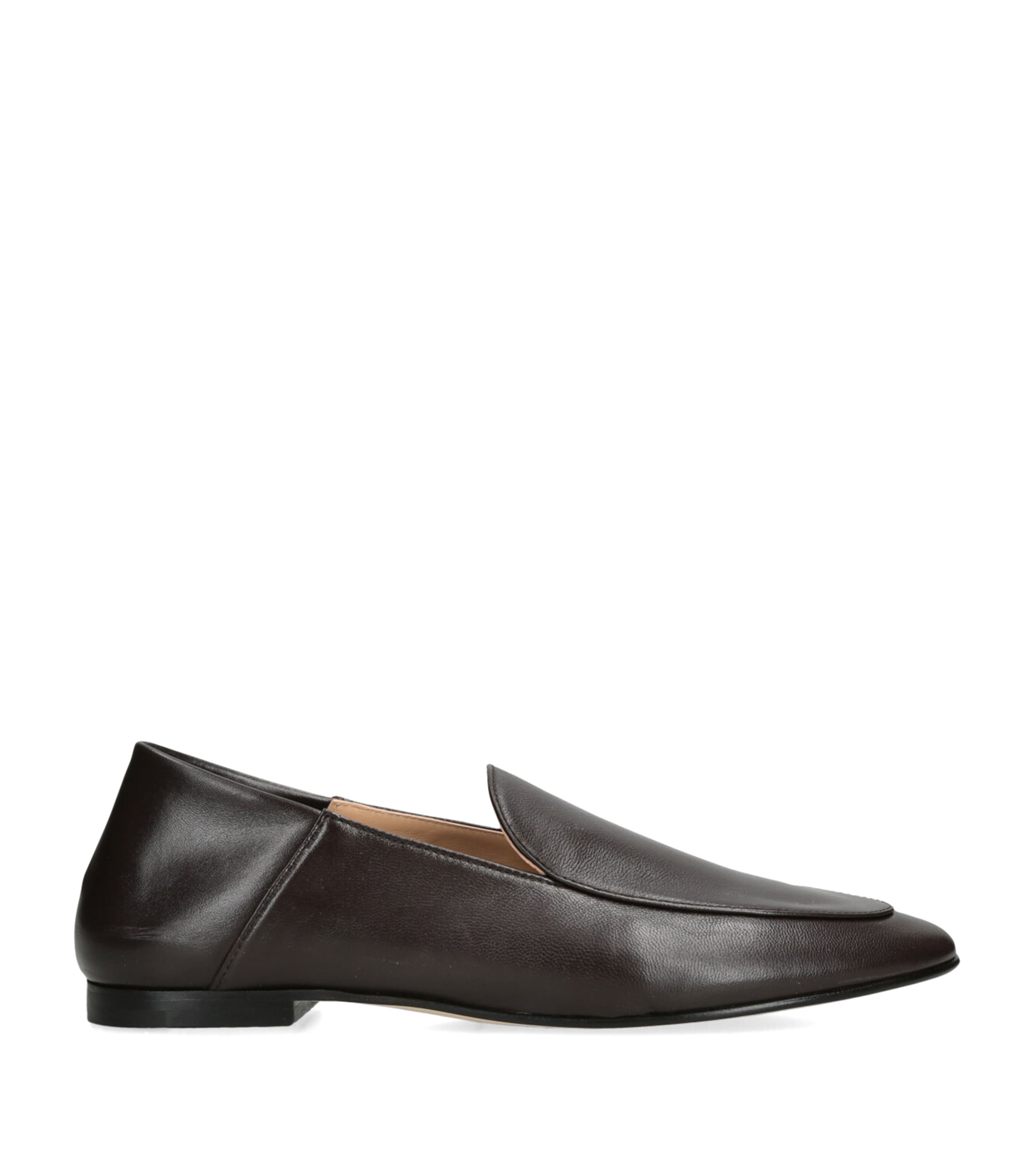 Dear Frances Brown Leather Gio Loafers
