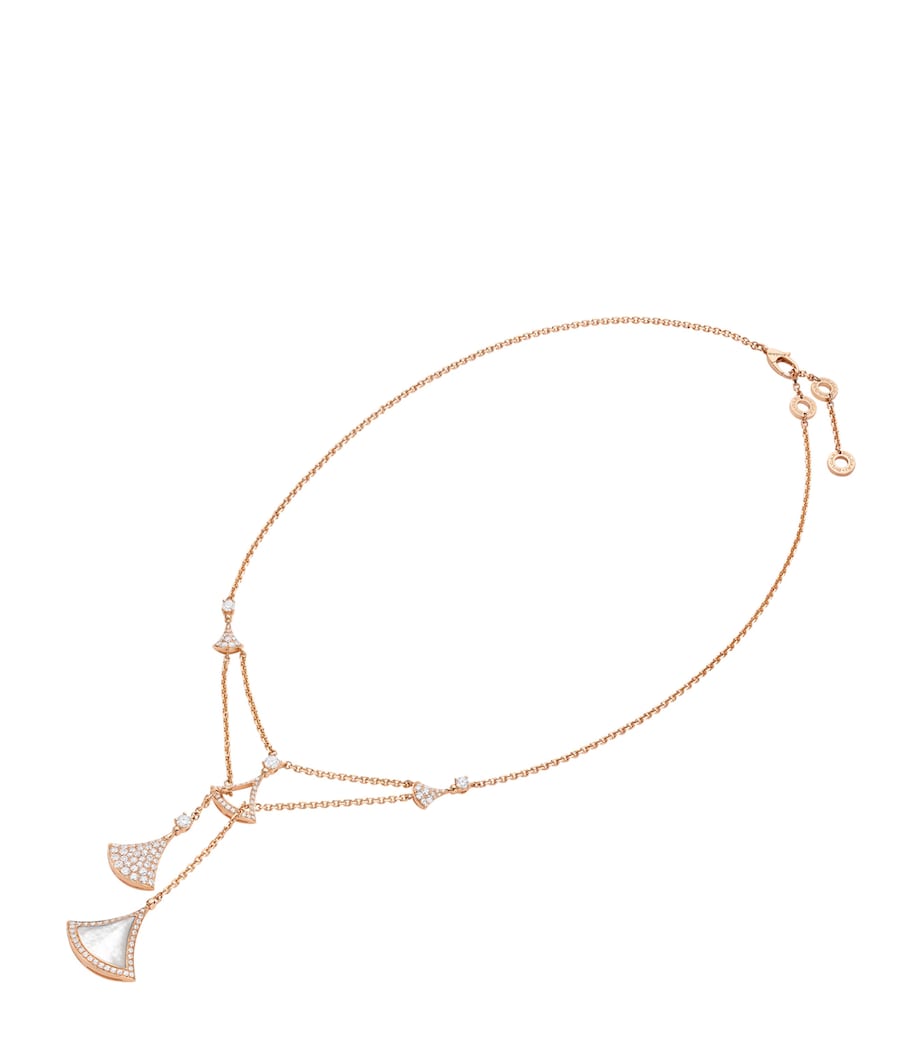 Rose Gold, Mother-of-Pearl and Diamond Divas' Dream Necklace